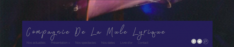 Un site pour la mule lyrique