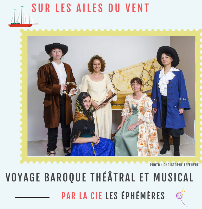 Sur les ailes du vent, affiche spectacle